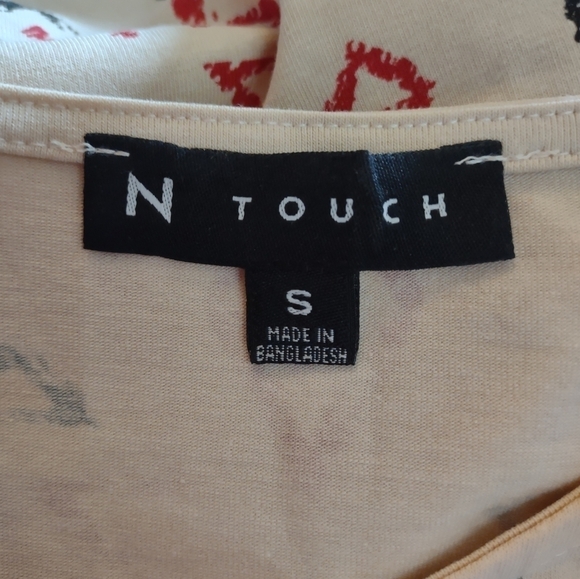 N Touch woman's long sleeve blouse shirt top size small - Picture 5 of 6